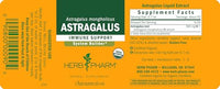Thumbnail for Herb Pharm Certified Organic Astragalus Liquid Extract for Immune System Support - 1 Oz