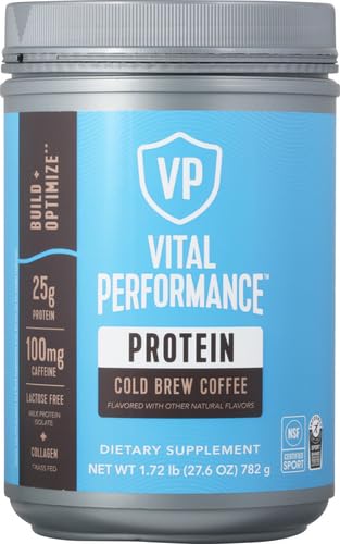 Vital Proteins Collagen Peptides Powder - Coffee Protein Powder Blend, Lactose-Free, Made Without Gluten, 1.72lb