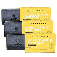 Thumbnail for Image 2 of Alaffia Authentic African Black Soap Triple Milled, Charcoal Reishi 5 Oz (Pack of 3)