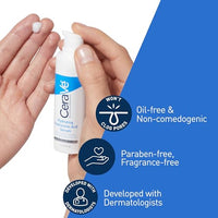Thumbnail for Cerave Hyaluronic Acid Serum for Face with Vitamin B5 and Ceramides, Hydrating Face Serum for Dry Skin, Fragrance Free, 1 Ounce