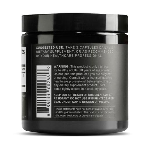Toniiq Ultra High Purity Resveratrol Capsules - 98% Trans-Resveratrol - Highly Purified and Bioavailable - 180 Caps Reservatrol Supplement