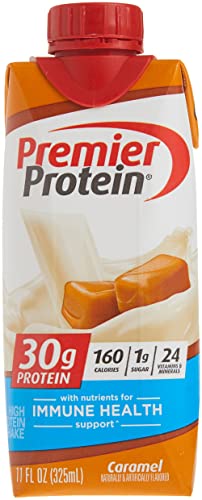 Image 1 of Default Title for the product Premier Protein Premier Caramel High Protein Shake, 11 Fl Oz (Pack of 15)