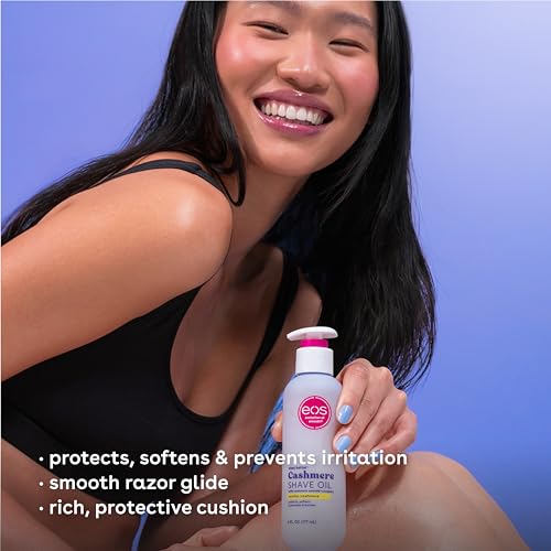 eos Shower Essentials Bundle- Body Lotion, Body Wash, Shave Oil - Vanilla Cashmere