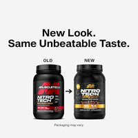 Thumbnail for Muscletech Whey Protein Powder (Double Rich Chocolate, 2LB) - Nitro-Tech Whey Protein Isolate Smoothie Mix for Lean Muscle & Recovery - 24g of Whey Gold for Women & Men - Packaging May Vary