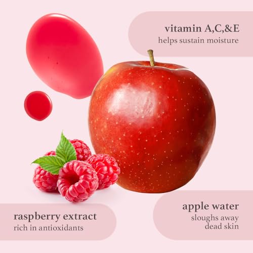 NOONI Korean Vegan Appleseed Lip Oil - Appleberry Jumbo | Long-Lasting, Moisturizing, Plumping, Revitalizing for Dry Lips, Waterproof, No Peel Off, Hydrating, 0.30 Fl Oz