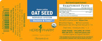 Thumbnail for Herb Pharm Certified Organic Oat Seed Liquid Extract for Nervous System Support, Organic Cane Alcohol, 1 Fl Oz