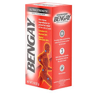 Thumbnail for Bengay Ultra Strength Topical Pain Relief Cream, Non-Greasy Analgesic for Minor Arthritis, Muscle, Joint, and Back Pain, Camphor, Menthol & Methyl Salicylate, 2 oz Packaging May Vary (Pack of 2)