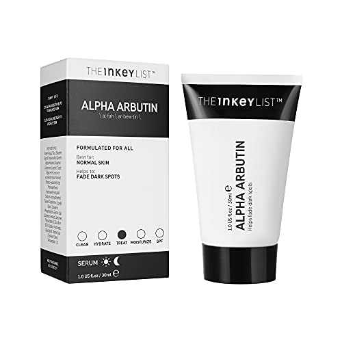 The INKEY List Alpha Arbutin Serum, Smooth Skin, Reduce Dark Spots and Hyperpigmentation, Hydrate and Plump Skin, 1.01 fl oz