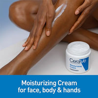 Thumbnail for CeraVe Moisturizing Cream, Face Body Moisturizer, Normal to Dry Skin, 8 Fl Oz