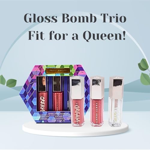 Fenty Beauty by Rihanna Glossy Posse Volume 6.0 Full-Size Gloss Bomb Trio