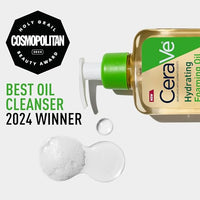 Thumbnail for CeraVe Hydrating Foaming Oil Cleanser, Moisturizing Oil Cleanser for Face & Body, Squalane Oil + Hyaluronic Acid + Ceramides, For Dry to Very Dry Skin, Fragrance Free & Residue Free, 19 FL Oz