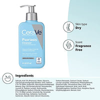 Thumbnail for CeraVe Cleanser for Psoriasis Treatment, With Salicylic Acid for Dry Skin Itch Relief & Latic Acid for Exfoliation, Fragrance Free & Allergy Tested, 8 Ounce