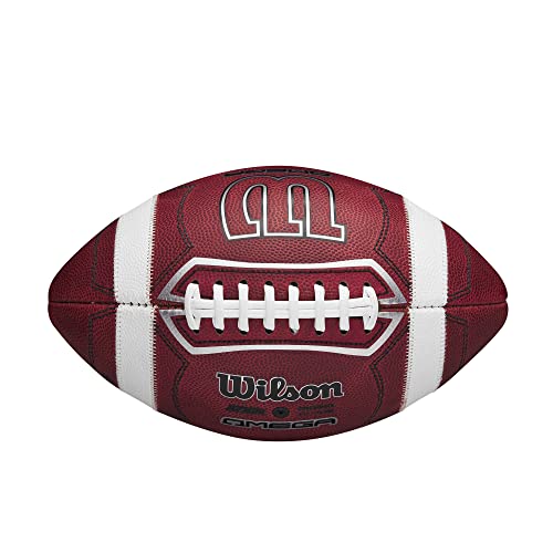 WILSON Omega Official College Football - Official Size, Brown