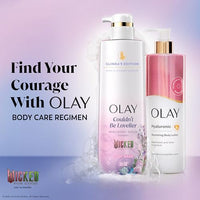 Thumbnail for Olay Body Wash for Women, Couldn't Be Lovelier Glinda's Edition, Intensely Hydrating & Renewing, Pro-Hyaluronic Acid Serum with Vitamin B3, For All Skin Types, Raspberry & Bubbles Scent, 20 fl oz