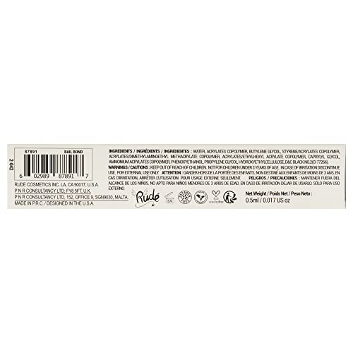 RUDE - Police Eyeliner Up Eyeliner Pen - Bail Bond (Black) (Pack of 2)