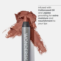 Thumbnail for Wonderskin 360 Contour Lipliner Pencil, 3 Pack - Long Lasting, Sharpenable Lipliner, Waterproof & Transfer-Proof Brown Lip Pencil (Saddle)