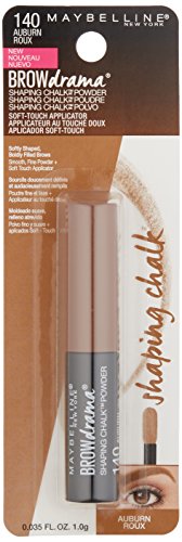 Thumbnail for Maybelline New York Brow Drama Shaping Chalk Powder, Auburn, 0.035 fl. oz.