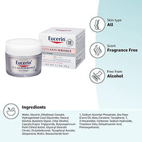 Thumbnail for Eucerin Q10 Anti-Wrinkle Face Cream, Unscented Face Cream for Sensitive Skin, 1.7 Oz Jar