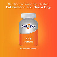 Thumbnail for One A Day Women’s 50+ Multivitamins, Supplement with Vitamin A, Vitamin C, Vitamin D, Vitamin E and Zinc for Immune Health Support, Calcium & More, 175 Count