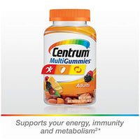 Thumbnail for Centrum MultiGummies Gummy Multivitamin for Adults, with Vitamins D, B and E, Assorted Flavor, Fruit, 150 Count