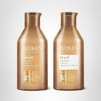 Thumbnail for Redken All Soft Shampoo and Conditioner Set For Dry or Brittle Hair - Provides Intense Softness and Shine With Argan Oil, 10.1 Fl Oz