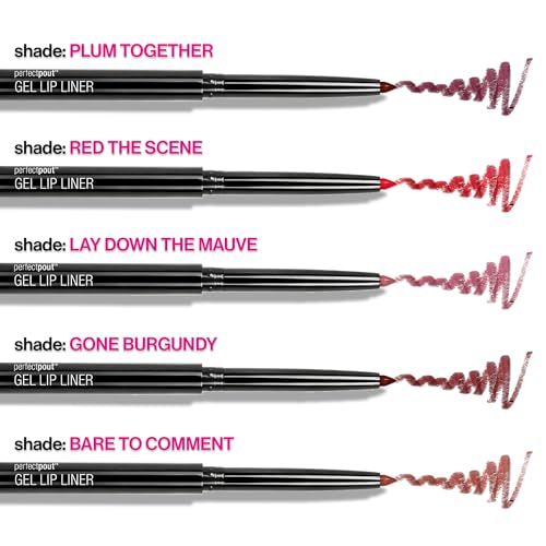 wet n wild Perfect Pout Matte Retractable Gel Lip Liner Pencil, Rich Creamy Long Lasting Color, Well-Defined and Flawless Application, Vegan & Cruelty-Free - Red Bare To Comment
