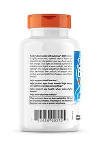 Thumbnail for Doctor's Best Lutein Supplement 20mg with Zeaxanthin - Lutein for Eyes, Eye Health Vitamins for Men & Women, Vision and Macular Health Support, Lutemax 2020 Marigold Flower Extract - 180 Softgels