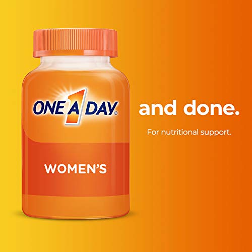 One A Day Women’s Multivitamin, Supplement with Vitamin A, Vitamin C, Vitamin D, Vitamin E and Zinc for Immune Health Support, B12, Biotin, Calcium & More, Tablet, 250 count