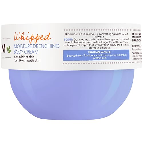 Palmer's Cocoa Butter Formula Body Cream, Moisture Drenching Tahitian Vanilla, 8.8 Oz, 72Hr Hydration with Shea Butter & Vitamin E for Softer Skin, Protects & Soothes Dryness, Dermatologist Approved