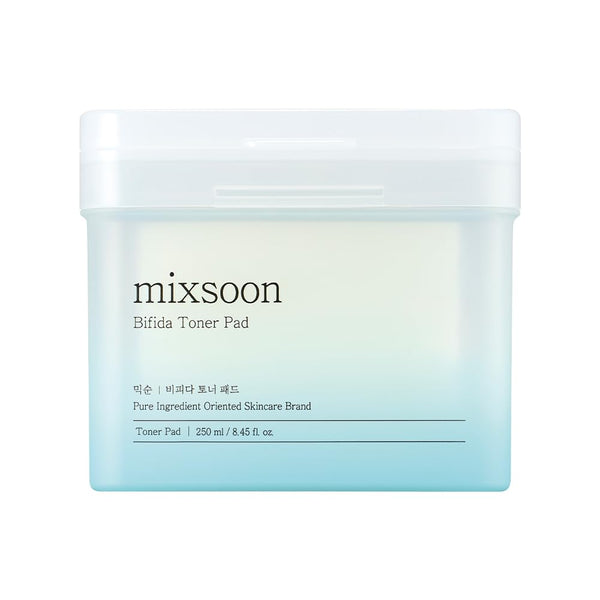 mixsoon Bifida Toner Pad,Moisture Barrier, Bifida Ferment Lysate, Rayon Sponge Pad (250ml/8.45fl.oz/120 Sheets)