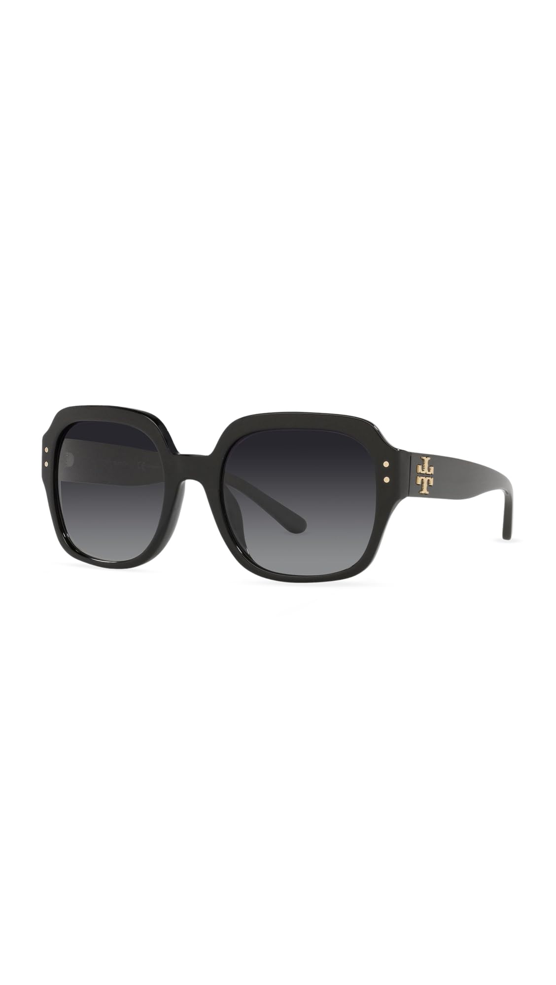 Tory Burch TY7143U Women's Sunglasses Black/Grey Gradient Polar 56