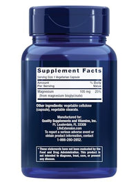 Thumbnail for Life Extension Magnesium Glycinate, Heart Health, Bone Health, Nerve and Muscle Support, Highly absorbable, Gluten-Free, Non-GMO, Vegetarian, 90 Capsules