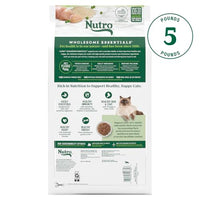 Thumbnail for Nutro Wholesome Essentials Natural Dry Cat Food Sensitive Stomach, Chicken, Rice & Peas Recipe Cat Kibble, 5 lb. Bag