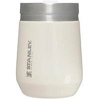 Thumbnail for STANLEY GO Everyday Wine Tumbler 10 oz | Press Fit Drink Through Lid | Beverage, Coffee, and Cocktail Cup | Insulated Stainless Steel Wine Glass | BPA-Free | Cream Gloss