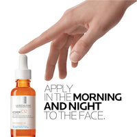 Thumbnail for La Roche-Posay Pure Vitamin C Serum For Face With Hyaluronic Acid & Salicylic Acid, Hydrating & Brightening Serum, Boost Radiance & Reduce Wrinkles, Paraben Free