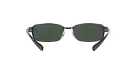 Thumbnail for Ray-Ban RB3364 Metal Rectangular Sunglasses, Gunmetal/Polarized Green, 62 mm