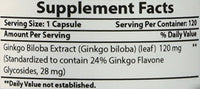 Thumbnail for Best Naturals Ginkgo Biloba 120 mg 120 Capsules
