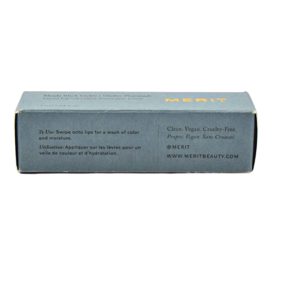 MERIT Shade Slick Gelée Sheer Tinted Lip Oil Les Deux