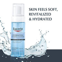 Thumbnail for Eucerin Hydrating Foaming Daily Facial Cleanser with Hyaluronic Acid, 5 Fl Oz
