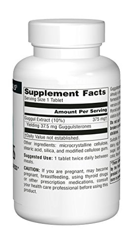 Source Naturals Guggulsterones, Supports The Heart and Arteries* 37.5 mg - 120 Tablets