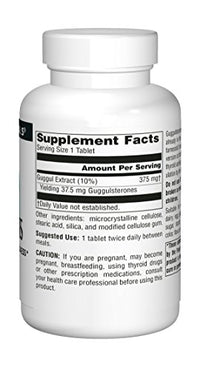 Thumbnail for Source Naturals Guggulsterones, Supports The Heart and Arteries* 37.5 mg - 120 Tablets