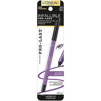 Thumbnail for L'Oreal Paris Makeup Infallible Pro-Last Pencil Eyeliner, Waterproof and Smudge-Resistant, Glides on Easily to Create any Look, Purple, 0.042 oz.