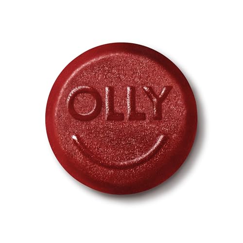 OLLY Goodbye Stress Gummy, GABA, L-Theanine, Lemon Balm, Stress Relief Supplement, Berry - 60 Count