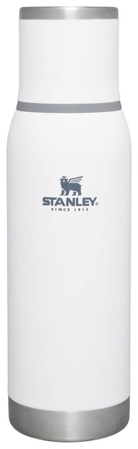 Thumbnail for Stanley Adventure-To-Go Vacuum Bottle 25 oz | Wide Mouth with Leakproof Cup Lid | Keep Drinks Hot or Cold | Packable for Travel | Insulated Stainless Steel Thermal Bottle | BPA-Free | Polar