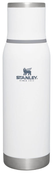 Stanley Adventure-To-Go Vacuum Bottle 25 oz | Wide Mouth with Leakproof Cup Lid | Keep Drinks Hot or Cold | Packable for Travel | Insulated Stainless Steel Thermal Bottle | BPA-Free | Polar