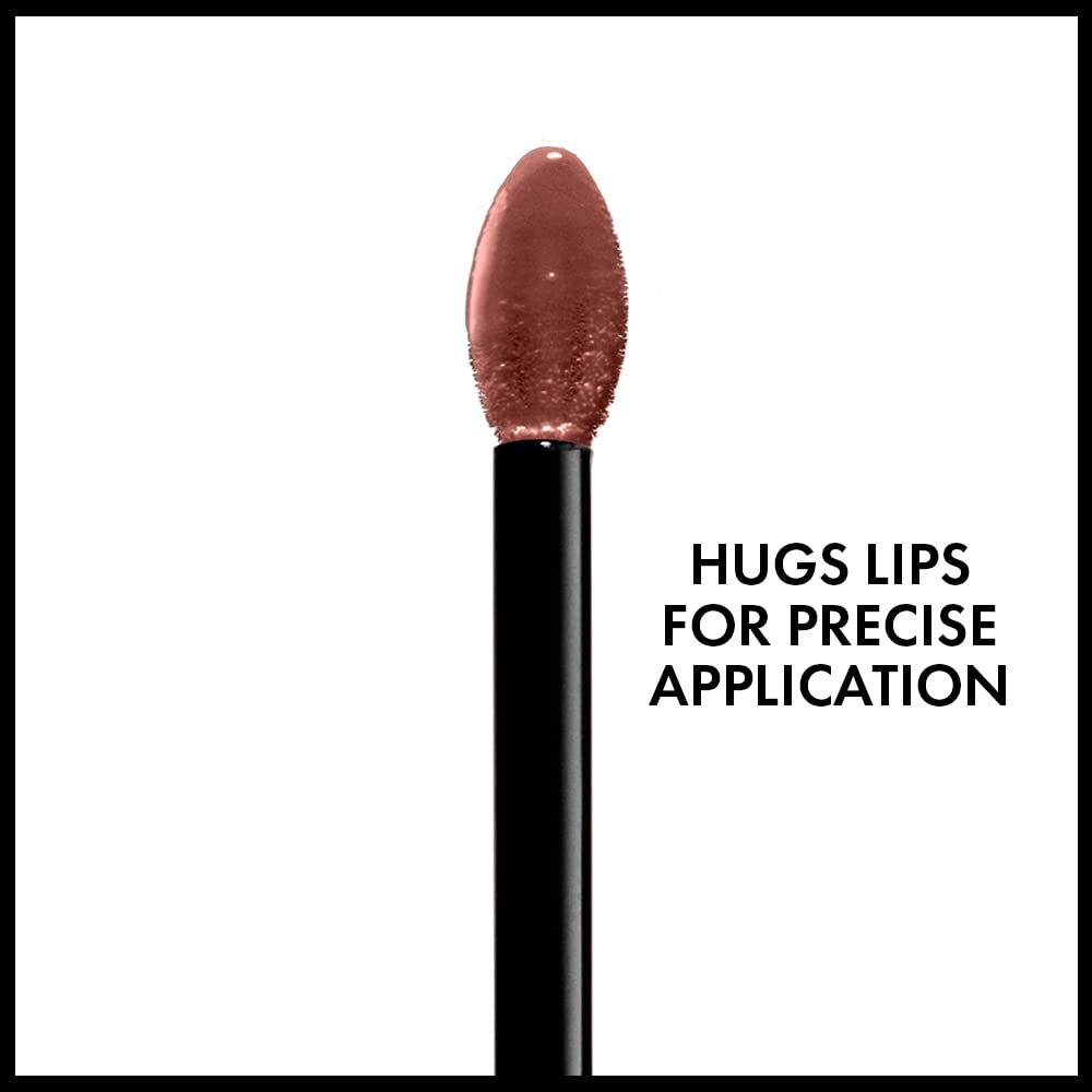 NYX PROFESSIONAL MAKEUP Lip Lingerie XXL Matte Liquid Lipstick - Low Cut (Warm Brown Nude)