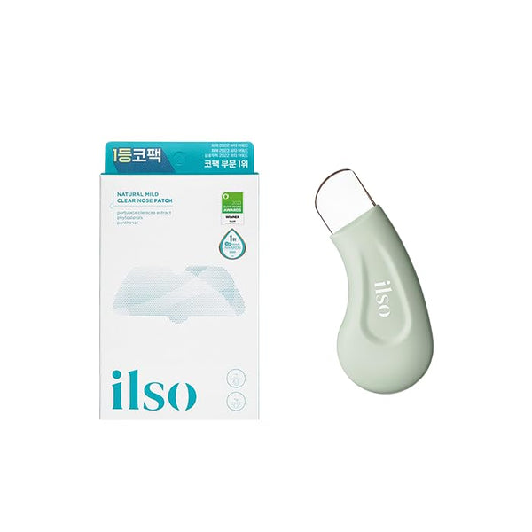ilso Natural Mild Clear Nose Patch + Deep Clean Master (Blackheads Remover tool), Melt Blackheads and Tighten Pores