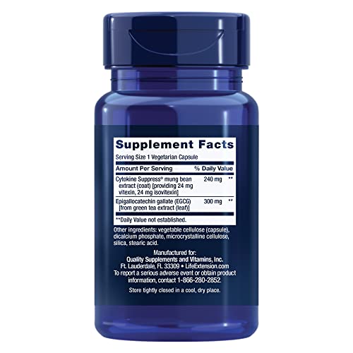 Life Extension Cytokine Suppress with EGCG, 30 Count