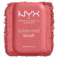 Thumbnail for NYX PROFESSIONAL MAKEUP Buttermelt Powder Blush, Fade and Transfer-Resistant Blush, Up to 12HR Make Up Wear, Vegan Formula - Feeling Butta