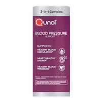 Thumbnail for Qunol Blood Pressure Support, 3 in 1 Beets + CoQ10 + Grape Seed Extract, Beet Root Capsules that Supports Healthy Blood Circulation & Heart Healthy Energy, 60 Count (Pack of 1)